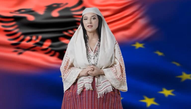 Албаниядағы ЖИ министр үкіметте сөз сөйлеп, депутаттардың сынына қалды