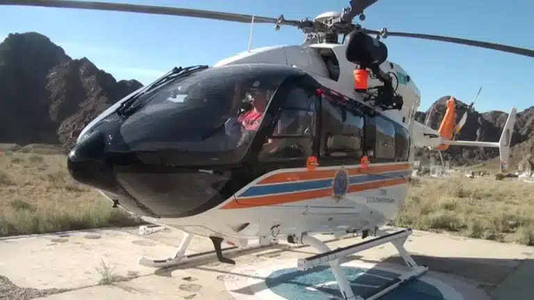 Зейнеткер Ақтоғайдан Павлодарға тікұшақпен шұғыл жеткізілді