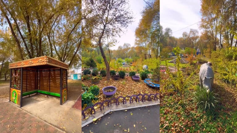 «Лучший двор Алматы» несколько раз завоевал звание благодаря труду одного жителя