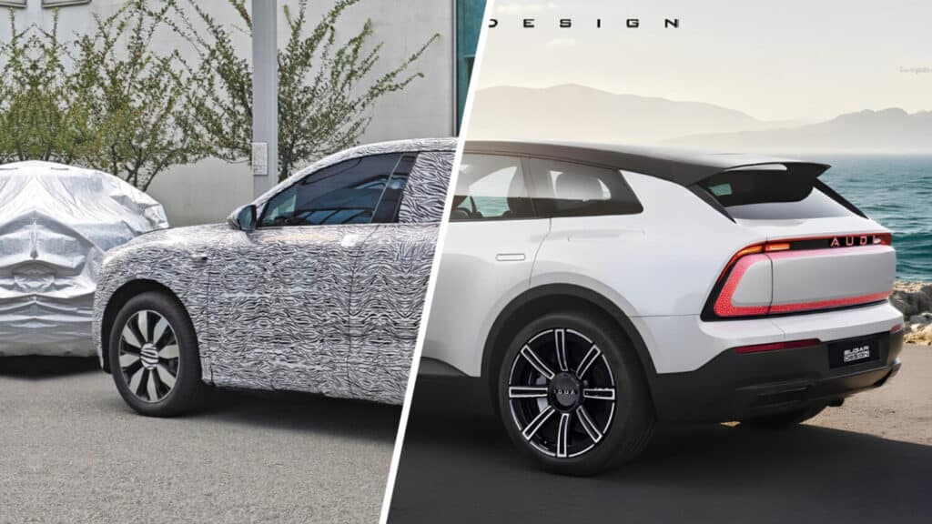 Вторая AUDI без колец попала в объектив фотошпиона