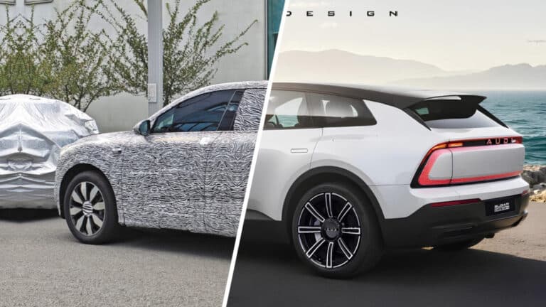 Вторая AUDI без колец попала в объектив фотошпиона
