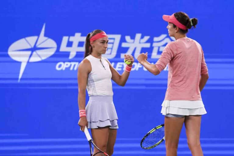 Данилина с Крунич с трудом вышли в полуфинал Wuhan Open-2025