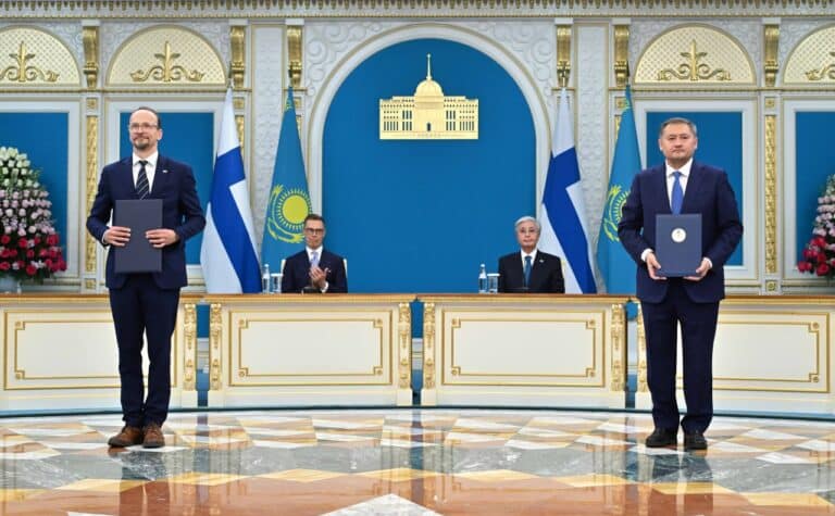 Қазақстан мен Финляндия 15 келісімге қол қойды