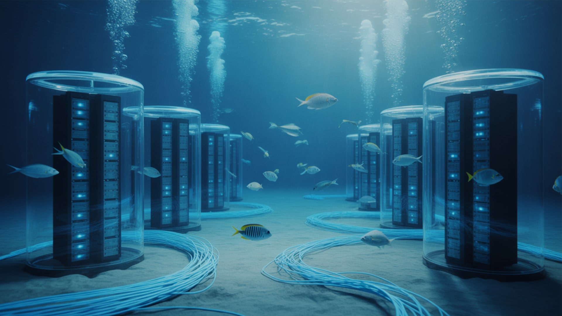 power, underwater, green