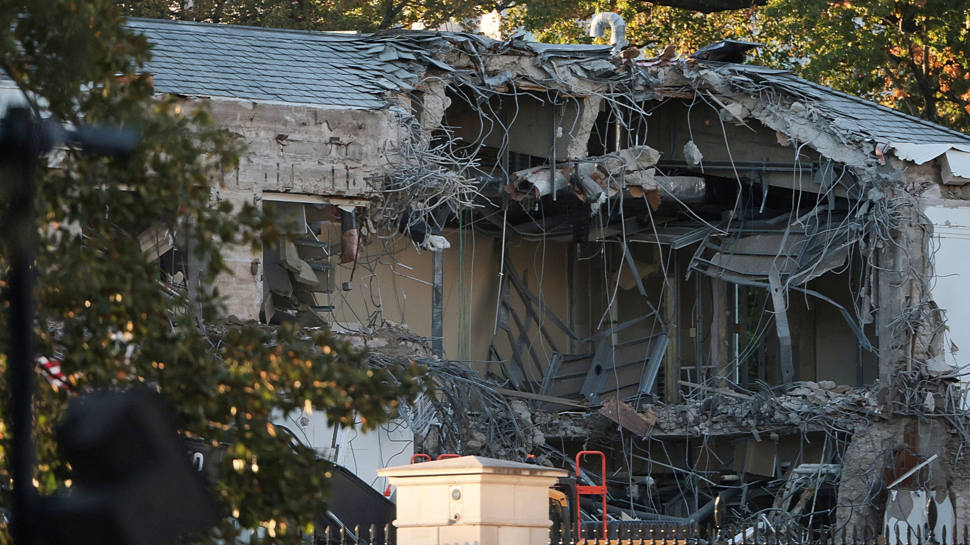 white house, east wing, demolition