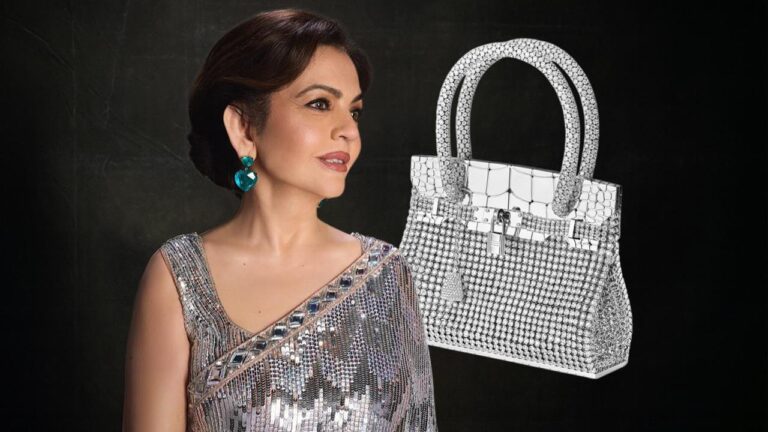 Жена индийского миллиардера вышла в свет с редчайшей сумкой Birkin