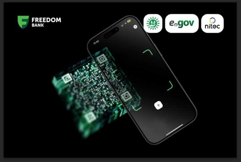 Freedom Bank подключился к оплате госуслуг через универсальный QR в ЦОН и eGov