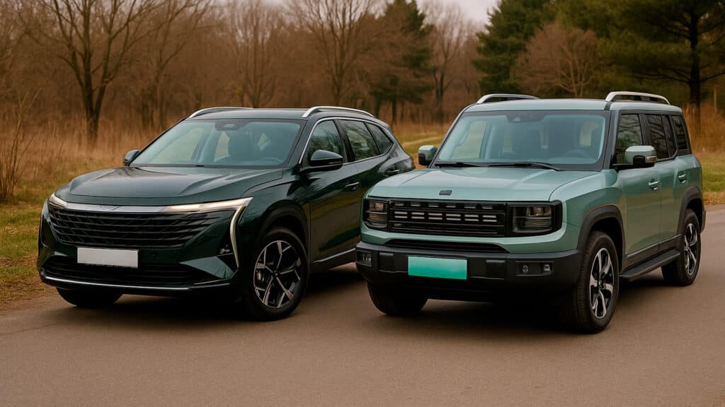 Автоблогер сравнил Jetour T1 и Geely Atlas в реальных условиях