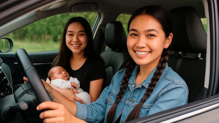 Алматинка предложила подвозить из роддома одиноких мам и запустила тренд в соцсетях