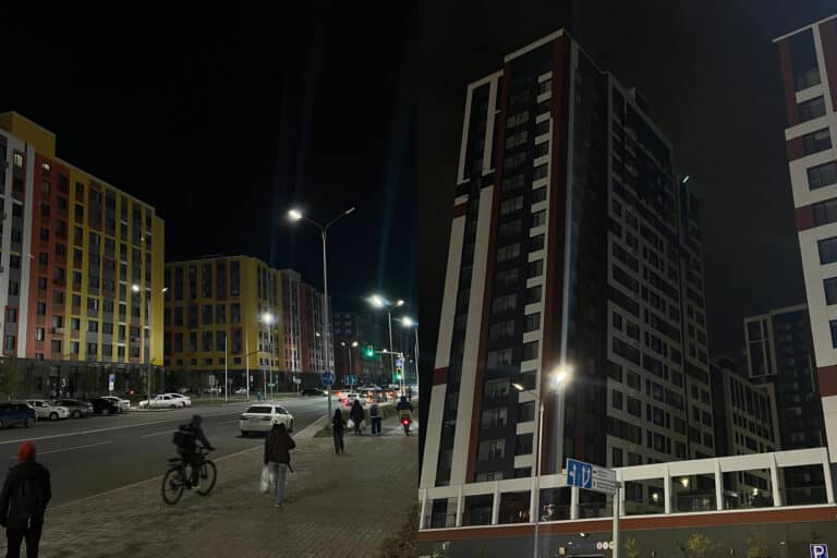 Часть Астаны осталась без света