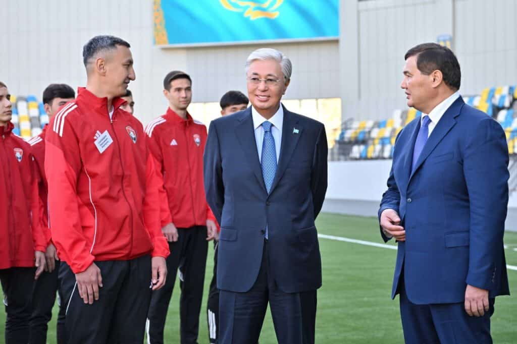 Тоқаев "Қайсар" футбол клубының ойыншыларымен кездесті / Фото: Ақорда