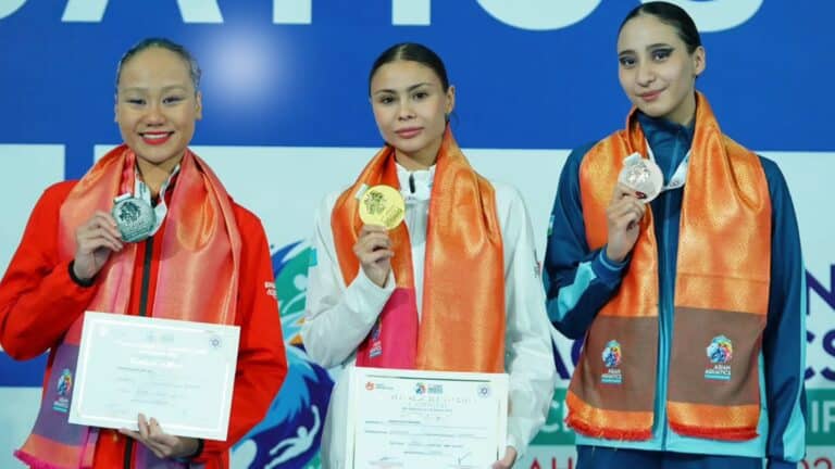 Синхронисты Виктор Друзин и Карина Магрупова стали двукратными чемпионами Азии