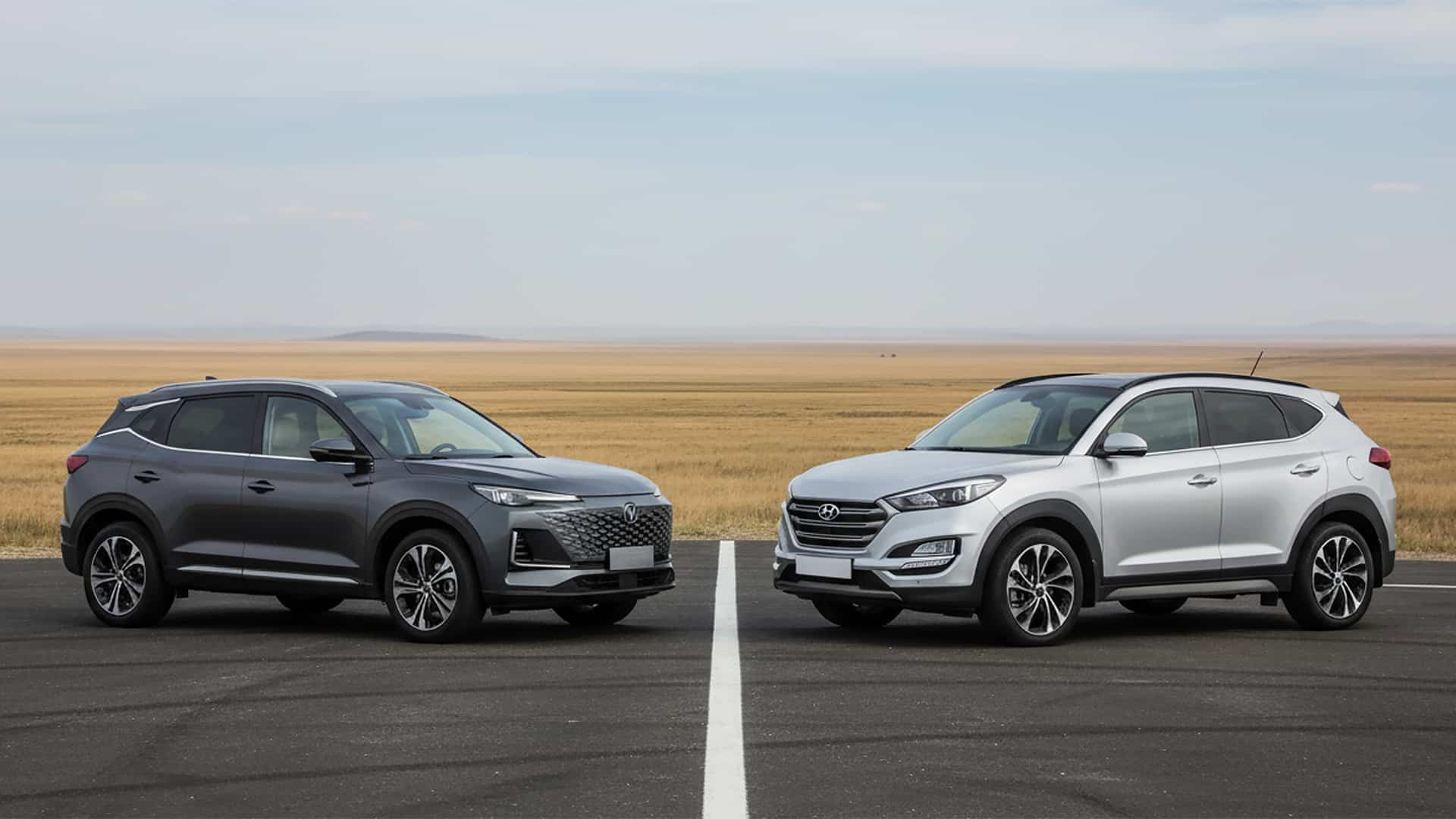 Changan CS55, Hyundai Tucson, купить новый чанган, купить хендай туксон, туссан с пробегом, Tucson с пробегом, подержанный Tucson, китайский кроссовер