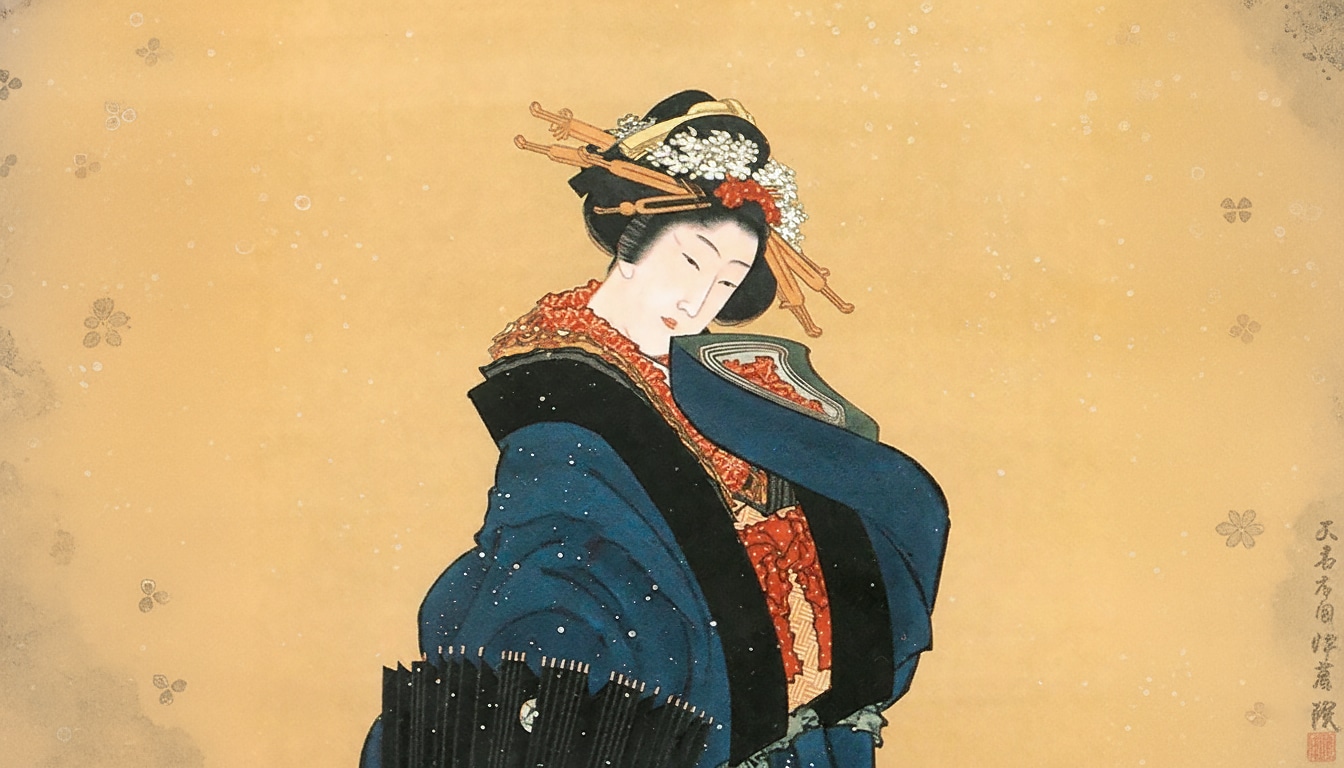 Hokusai, ukiyo-e, auction, japanese print, art, Beauty in the Snow