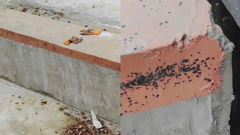 Крашеный бетон вместо украденных плит на Большой Алматинке возмутил горожан