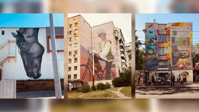 Исчезнувшее уличное искусство Алматы снова ожило в фотографиях