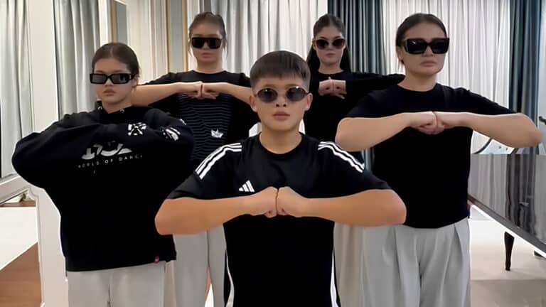 Дети Турсынбека Кабатова и Молдир Мукановой покоряют соцсети танцами