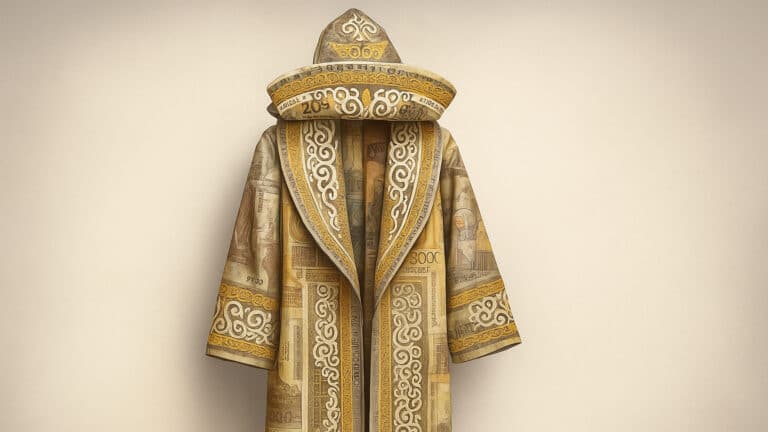 Денежный чапан для тоев раскритиковали в Сети