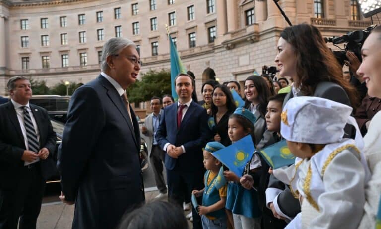 Токаев прибыл в США для встречи с Трампом