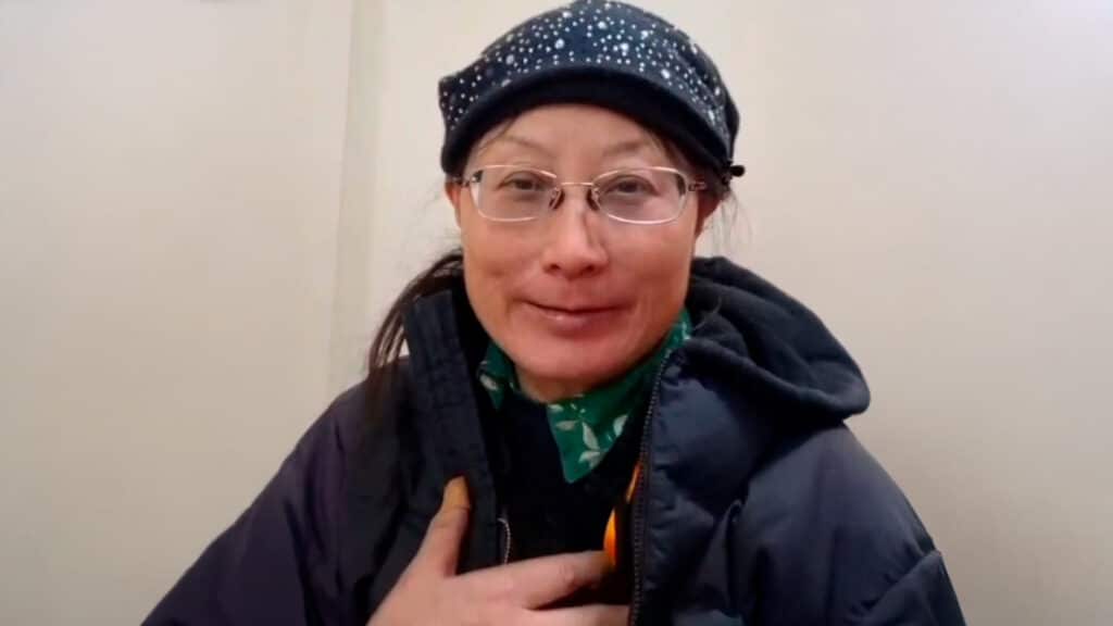 туристка из Китая