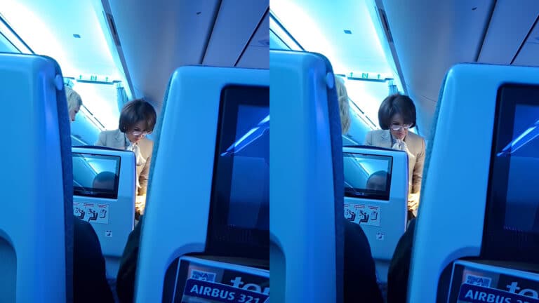 Альназарова помогла пассажирке во время рейса Астана – Алматы