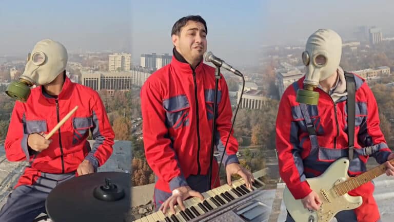 Кавер о грязном воздухе в Ташкенте поддержали жители Алматы, Душанбе и Бишкека