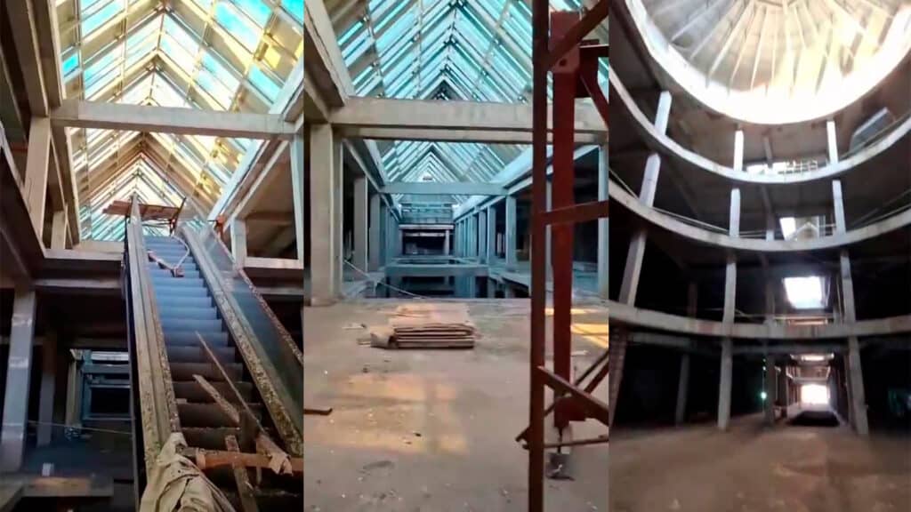 На закрытый ТРЦ Астаны Respublika Plaza пробрались сталкеры