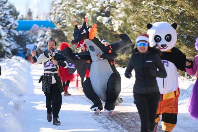 Новогодний костюмированный забег пройдет в Алматы