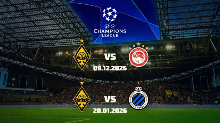 Алматинский «Кайрат» перенес домашние игры Лиги чемпионов в Астану