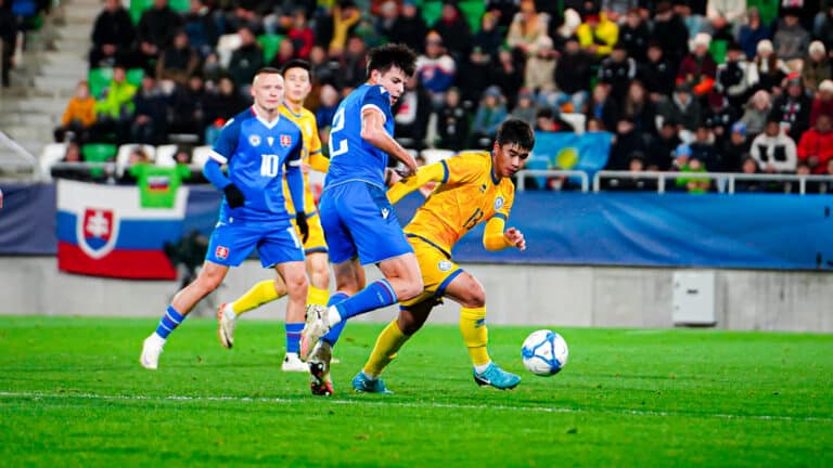 Сборная Казахстана (U21) потерпела третье фиаско подряд в отборе на Евро-2027