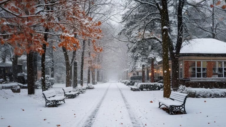 Первый снег расстроил алматинцев