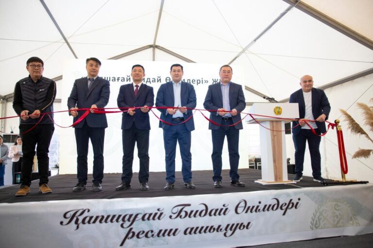 Миллиардер из Forbes открыл завод за 15 млрд тенге в Конаеве