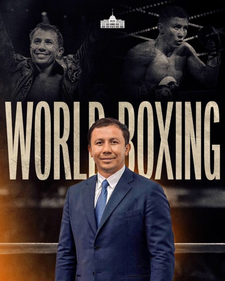 Токаев поздравил Головкина с избранием на пост президента World Boxing
