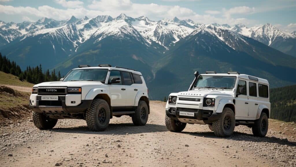 Land Cruiser 250 сразился с Defender 110 на бездорожье