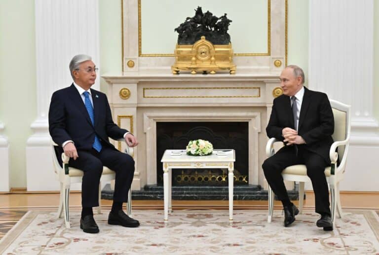 О чем говорили Токаев и Путин на неформальной встрече в Кремле