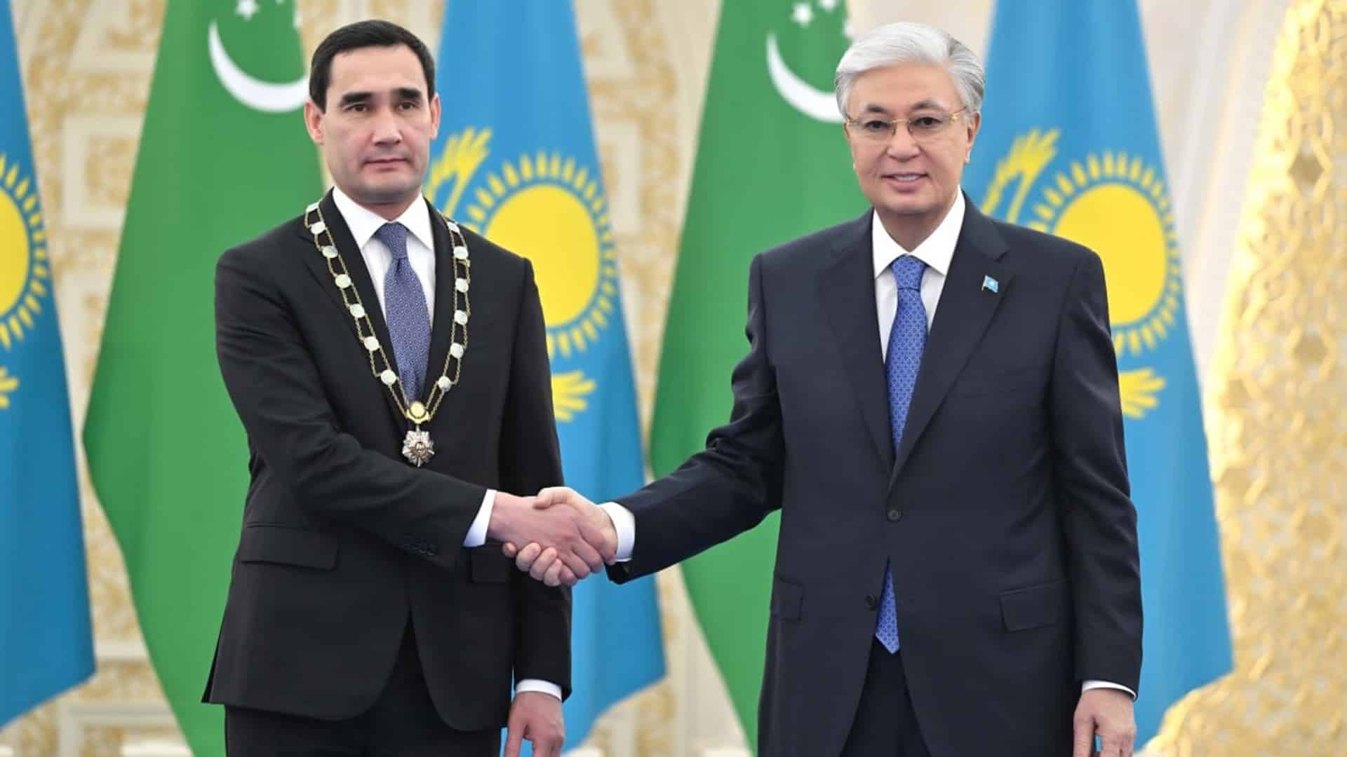 Қазақстан Түркіменстан президент Сердар Қасым-Жомарт Тоқаев