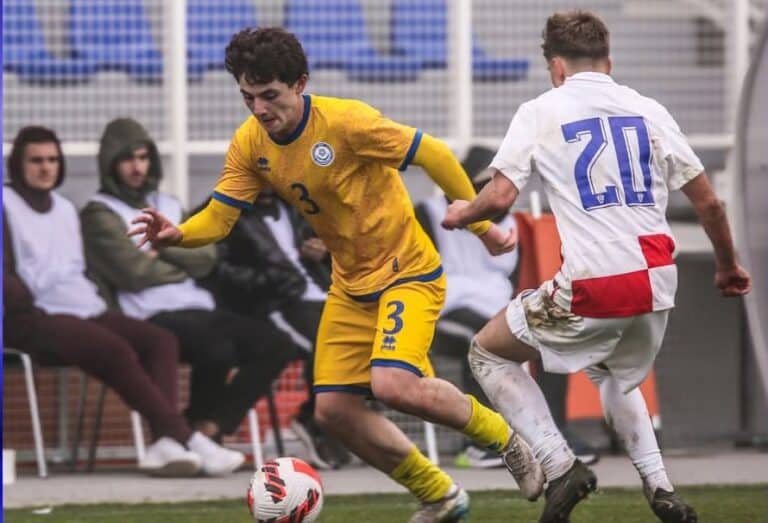 Футболдан Қазақстан жастар құрамасы Хорватияны ұтты