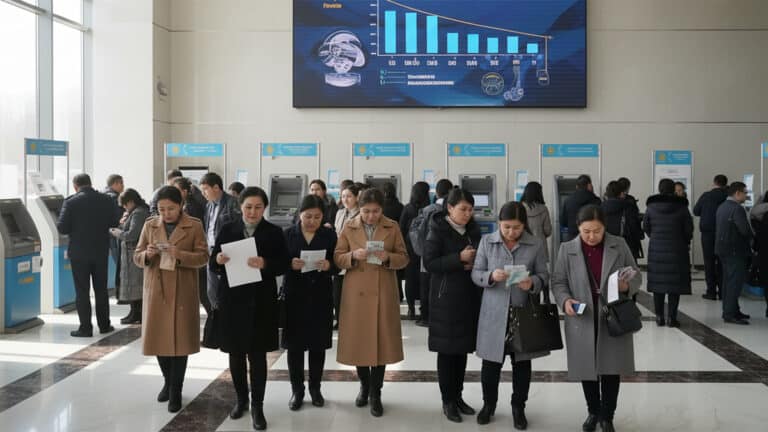 Казахстанцы забирали деньги с четырех крупнейших банков страны