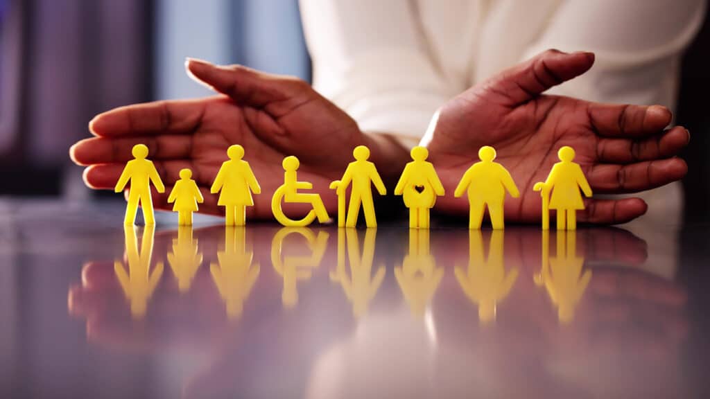 Ensuring Workplace Inclusivity through Diverse Hiring Practices and Comprehensive Insurance Coverage for All Employees and Families