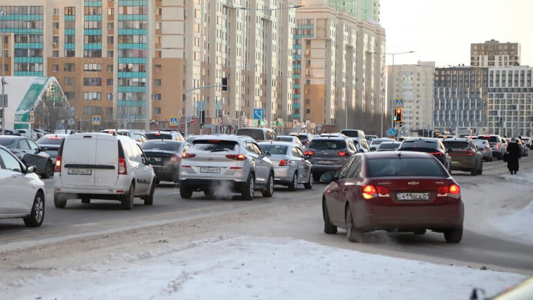 В Астане прибавилось рекордное количество автомобилей