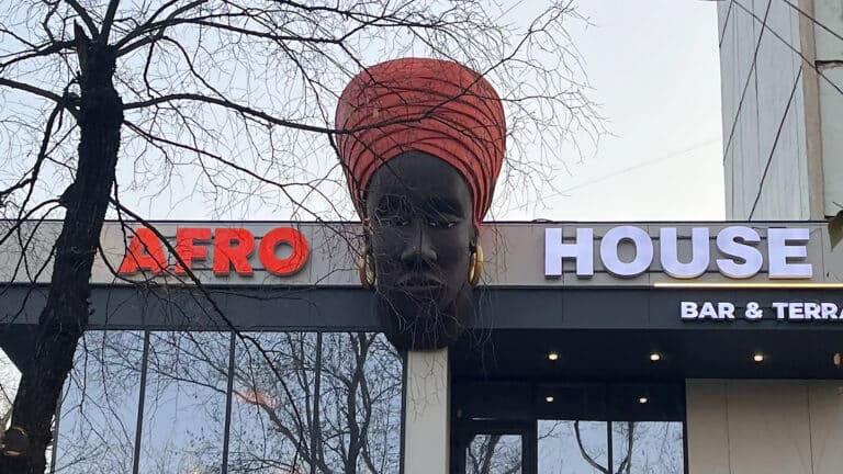 Вторая огромная голова женщины появилась в Алматы