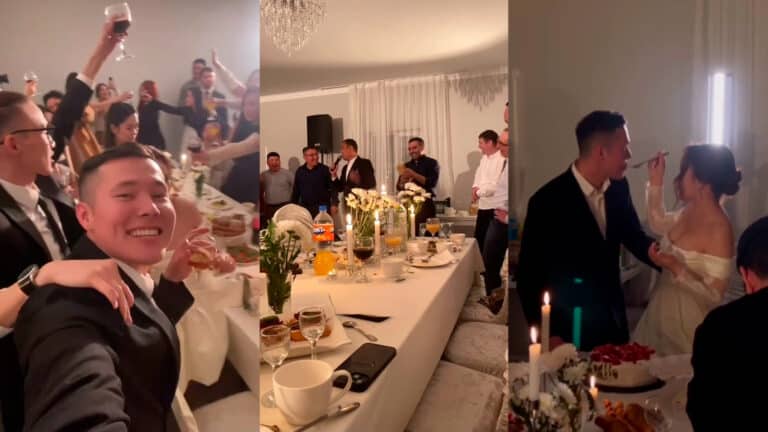 Молодожены красиво сыграли свадьбу всего за 750 тыс. тенге