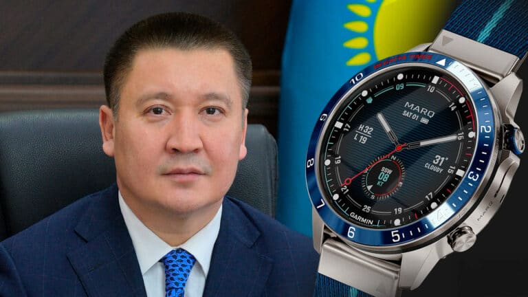 Аким Байханов удивил казахстанцев дорогими часами