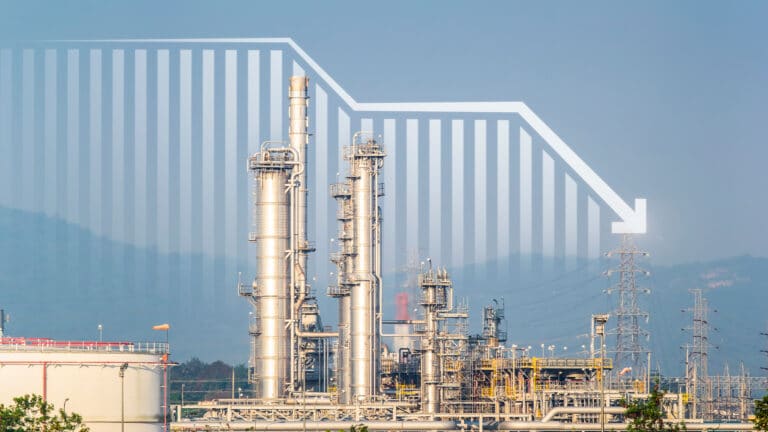 В трех областях Казахстана наблюдается падение производства