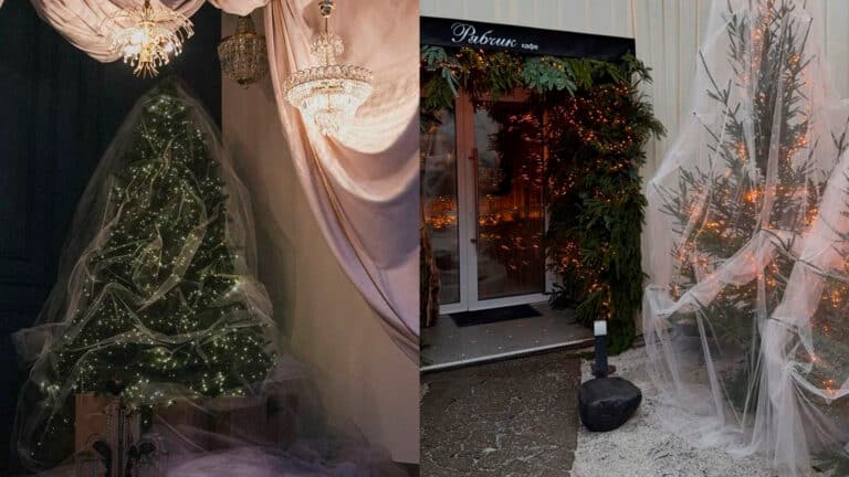 Пользователи обсуждают необычный декор новогодних елок