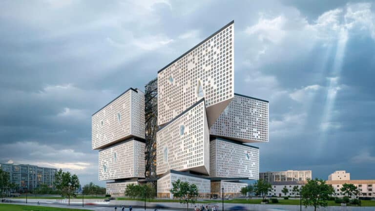 Высотку в 32-этажа строят на месте известной гостиницы в Атырау