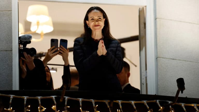 Venezuelan opposition leader Machado appears in Oslo to receive Nobel Peace Prize