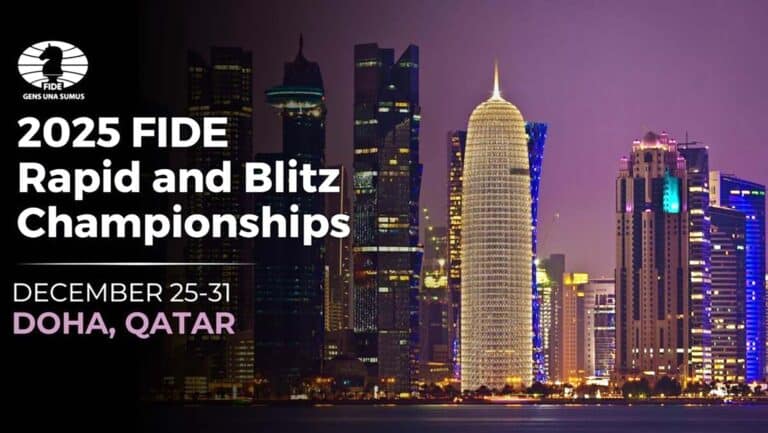 В Дохе стартует чемпионат мира по быстрым шахматам с участием казахстанцев