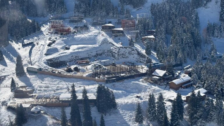 Масштабная стройка нового отеля на Горельнике заинтересовала алматинцев