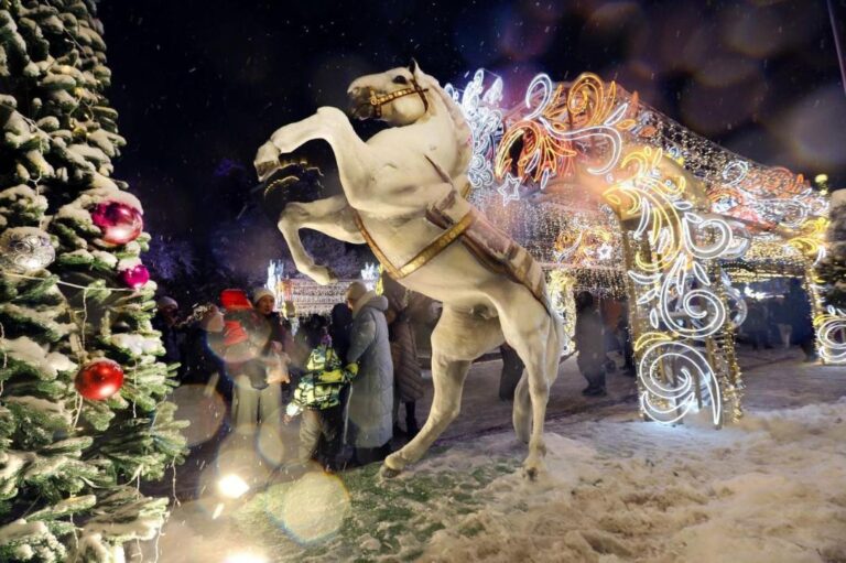 13 новых новогодних локаций появилось в Алматы